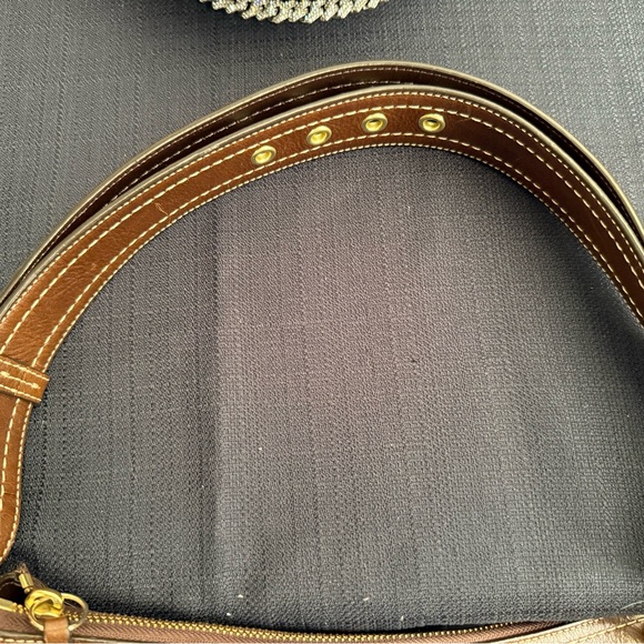 Coach Y2K Brown Patchwork Shoulder Bag 2008 w/dust bag - Picture 12 of 16